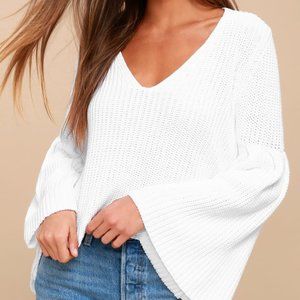 Free People Bell Sleeved Sweater